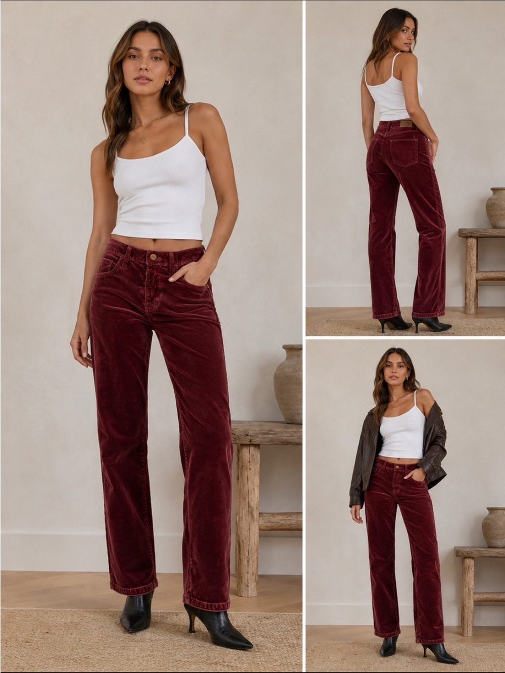 Frame velvet skinny pants